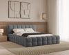 Chilly Möbel Polsterbett Verona Dunkelgrau Bouclé Stoff 200x200 cm mit Stauraum Quelle 92 Bild 5