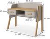 Schreibtisch Malia Cashmere/Artisan 97 x 51 cm Vitalispa Bild 2
