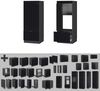 Mikrowellenschrank Fame-Line Schwarz gestreift 60 cm Vicco Bild 5