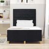 vidaXL Bettgestell mit Kopfteil Schwarz 120 x 190 cm Stoff 3344636 Bild 3