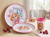 PAW PATROL Kindergeschirr-Set Paw Patrol Skye Everest Kinder Geschirr-Set 3 teilig (3-tlg), 1 Personen, Kunststoff, Becher Teller Schüssel Bild 4