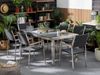 Essgruppe für 6 Personen GROSSETO Stein Granit Optik 180x90x76 cm Schwarz Bild 3