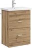 vidaXL Badezimmermöbel-Set Artisan-Eiche 61 x 40 x 84,5 cm 3404373 Bild 2