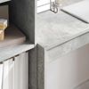 vidaXL Schreibtisch mit Schubladen mit Regal 2 pcs Beton Grau 3337316 Bild 4