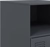 vidaXL Nachttische 2 Stk. Anthrazit 34,5x39x62 cm Stahl 841768 Bild 5