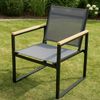 VCM Gartenstuhl Volasi 920890 Anthrazit H. 83 x B. 54 x T. 65 cm Bild 5