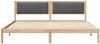 vidaXL Bettrahmen Dunkelgrau 200 x 200 cm Massives Kiefernholz 3394239 Bild 5