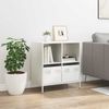 vidaXL Sideboard Weiß 68x39x73,5 cm Kaltgewalzter Stahl 851363 Bild 3