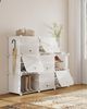 Sekey Schuhregal Schuhregal Schuhschrank Schuh-Organizer Stecksystem DIY-Regal, 1-tlg 32 Paar Schuhe Kunststoff mit Weiß 8 Tür Bild 5