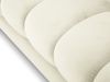 Micadoni Sofa Mamaia 4-Sitzer Samt Bluvel Helles Beige schwarze Beine Bild 3