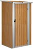 vidaXL Gartenhaus Braun 118,5x97x209,5 cm Verzinkter Stahl 150902 Bild 2