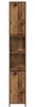 vidaXL Badschrank Altholz-Optik 30x30x183,5 cm Holzwerkstoff 856064 Bild 4