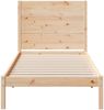vidaXL Massivholzbett Extra Lang ohne Matratze 90x220 cm 3309281 Bild 4