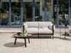 2 Sitzer Sofa ESPERIA Metall Grau Bild 3