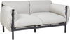 2 Sitzer Sofa ESPERIA Metall Grau Bild 4