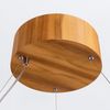Elstead Lighting LED Pendelleuchte ANGULAR Teakfunier 80cm 3000K Bild 5