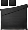 Bettwäsche-Set PARKROSE Baumwollsatin 200 x 200 cm Schwarz Bild 4