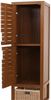 Teak-Hochschrank HWC-M84, Badschrank Highboard, hochwertiges B-Grade-Teak (Kernholz, 20-30 Jahre) 120x40x40cm Bild 5