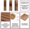 Teak-Hochschrank HWC-M84, Badschrank Highboard, hochwertiges B-Grade-Teak (Kernholz, 20-30 Jahre) 120x40x40cm Bild 2