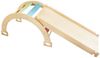 Chipolino Holz-Kindercenter 6 in 1 Kletterwand Rutsche Kletterseil Kletterrampe braun Bild 5