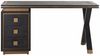 Casa Padrino Luxus Schreibtisch mit 3 Schubladen Antik Schwarz / Bronze 150 cm - Büro Möbel Bild 3