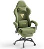 Ferghana Gaming-Stuhl Racing PC Stuhl Verstellbar mit Kopf-,Lendenkissen, Fußstütze (Rückenlehne 90°-125), Ergonomisch, atmungsaktiv Gaming Chair Bild 4
