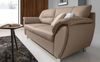 Sofa 3-Sitzer SARAH aus Kunstleder Beige 210 x 90 x 87 cm Bild 1