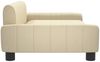 vidaXL Hundebett Creme 90x53x30 cm Stoff 171846 Bild 4