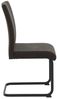 Schwingstuhl Lorena / Linn S, Stoff, Webstoff, Braun, 43 x 92 x 52 cm Bild 3