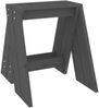 vidaXL Hocker 2 Stk. Grau 40x40x45 cm Massivholz Kiefer 823661 Bild 5