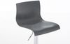 CLP Barhocker Hover Kunststoff mit Metall-Gestell,grau Metall in Chromoptik Bild 5