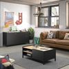 'AMSTERDAM' Couchtisch, natur/schwarz Bild 2