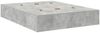 vidaXL Aufbewahrungsbettgestell Beton Grau 140 x 190 cm Holzwerkstoff 3335432 Bild 5