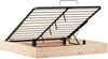 vidaXL Ottoman Bettgestell mit Stauraum Natur 200 x 200 cm 3418798 Bild 3