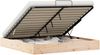 vidaXL Ottoman Bettgestell mit Stauraum Natur 200 x 200 cm 3418798 Bild 2