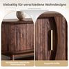 TV-Schrank Lowboard braun, Schiebe- & Klapptür, 165x39,5x46 cm, für bis 65 Zoll Bild 5