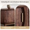 TV-Schrank Lowboard braun, Schiebe- & Klapptür, 165x39,5x46 cm, für bis 65 Zoll Bild 5