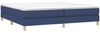 Polsterbett 25 x 200 x 200 cm Stoff Blau Bild 3