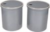 2x Oskar Vorratsdose M in Grau Zwiebeltopf mit Deckel Aufbewahrungsbox Ton Bild 2