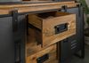 Buffet Mango / Altholz 150x55x200 natur / grau lackiert / Metall grau BLACKBURN LUX #406 Bild 4