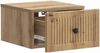 vidaXL Wandmontierter Nachttisch Artisan-Eiche 33 x 34,5 x 20 cm 897933 Bild 3