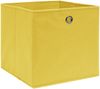 vidaXL Aufbewahrungsboxen 4 Stk. Gelb 32x32x32 cm Stoff 288365 Bild 2