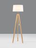 Nova Luce 9050165 LE ROY Stehlampe Naturholz Weiss E27 145cm Bild 4