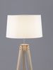 Nova Luce 9050165 LE ROY Stehlampe Naturholz Weiss E27 145cm Bild 5