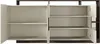 Vente-unique - IDESIA Sideboard Holz, PlatteGlas BraunBeige - B 43,6 cm x H 92,8 cm x L 200 cm Bild 3