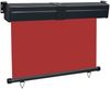 vidaXL Balkon-Seitenmarkise 125x250 cm Rot 48421 Bild 3