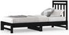 Tagesbett Ausziehbar Schwarz 2x(90x200) cm Massivholz Kiefer [3108351] Bild 3