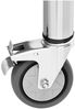 Royal Catering Arbeitstisch 70x100 cm Rollbarer Edelstahltisch Aufkantung Gastrotisch 155 kg Bild 2