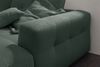 KAWOLA Sofa MIKA Ecksofa Cord smaragd Longchair rechts 86 x 167 x 276 cm Bild 2