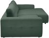 KAWOLA Sofa MIKA Ecksofa Cord smaragd Longchair rechts 86 x 167 x 276 cm Bild 5